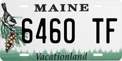 ME license plate 6460TF
