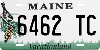 ME license plate 6462TC