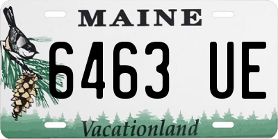 ME license plate 6463UE