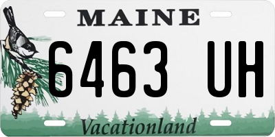 ME license plate 6463UH