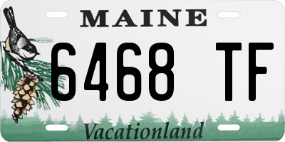 ME license plate 6468TF