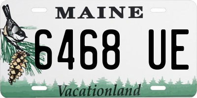 ME license plate 6468UE