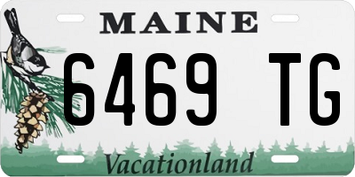 ME license plate 6469TG