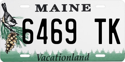 ME license plate 6469TK