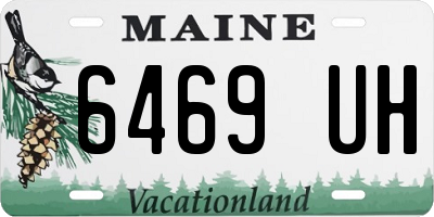 ME license plate 6469UH