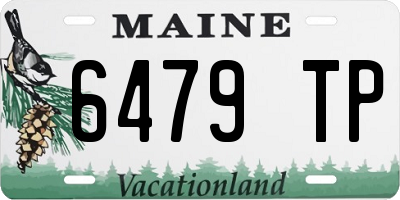 ME license plate 6479TP