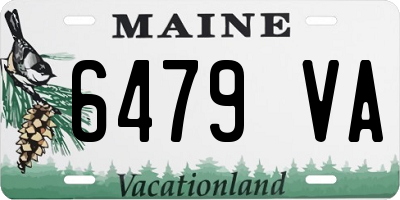 ME license plate 6479VA