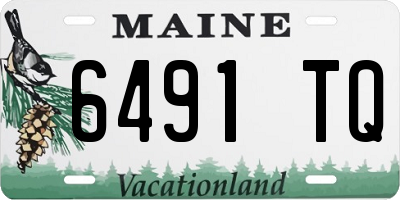 ME license plate 6491TQ