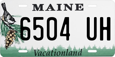 ME license plate 6504UH
