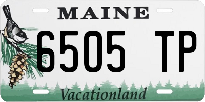 ME license plate 6505TP