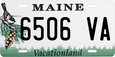 ME license plate 6506VA