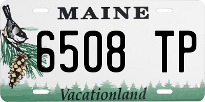 ME license plate 6508TP