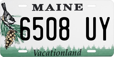 ME license plate 6508UY