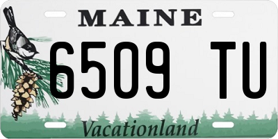 ME license plate 6509TU