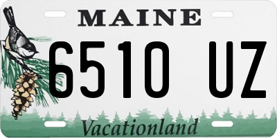 ME license plate 6510UZ