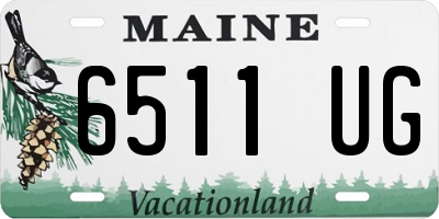 ME license plate 6511UG