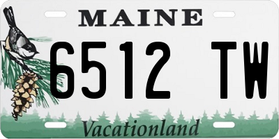 ME license plate 6512TW