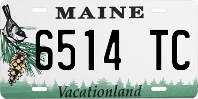 ME license plate 6514TC