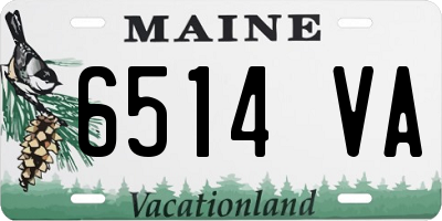 ME license plate 6514VA