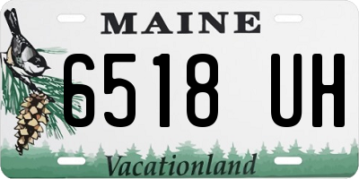 ME license plate 6518UH