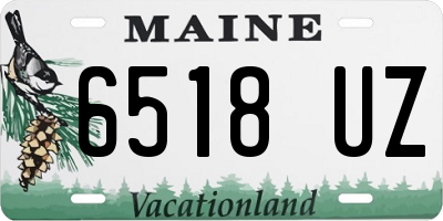 ME license plate 6518UZ