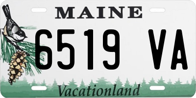 ME license plate 6519VA