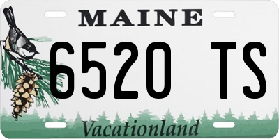 ME license plate 6520TS