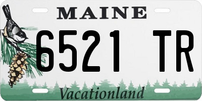 ME license plate 6521TR
