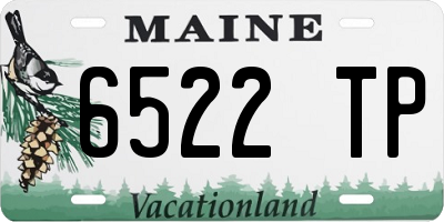 ME license plate 6522TP