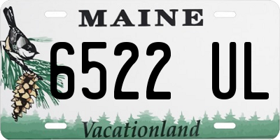 ME license plate 6522UL