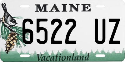 ME license plate 6522UZ
