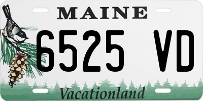 ME license plate 6525VD