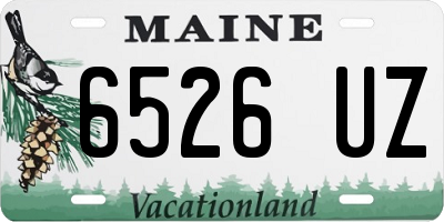 ME license plate 6526UZ