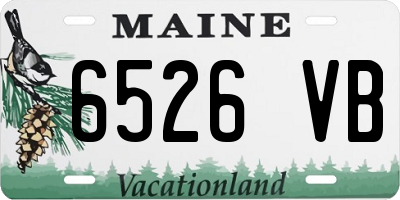 ME license plate 6526VB