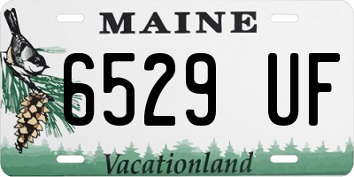 ME license plate 6529UF