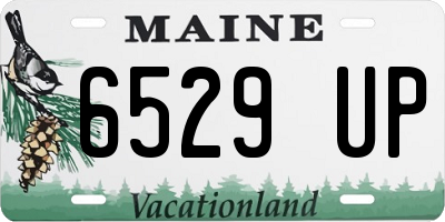 ME license plate 6529UP