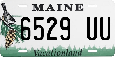 ME license plate 6529UU