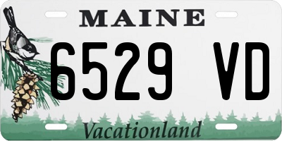 ME license plate 6529VD