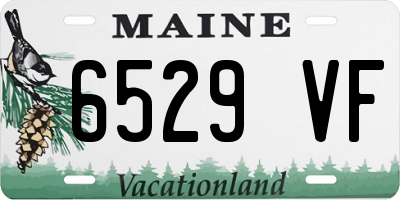 ME license plate 6529VF