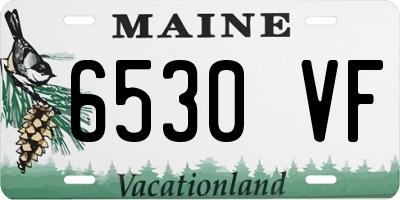 ME license plate 6530VF