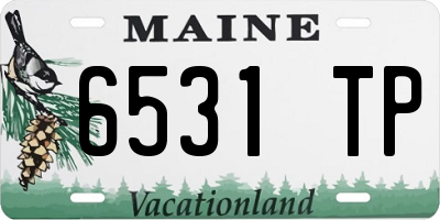 ME license plate 6531TP