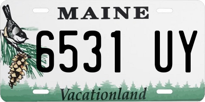 ME license plate 6531UY