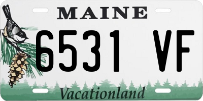 ME license plate 6531VF