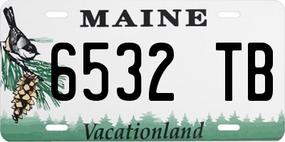ME license plate 6532TB