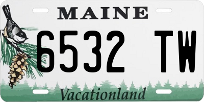 ME license plate 6532TW