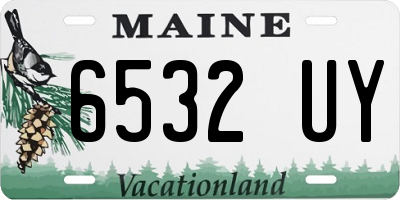 ME license plate 6532UY