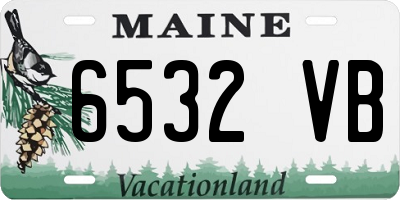 ME license plate 6532VB
