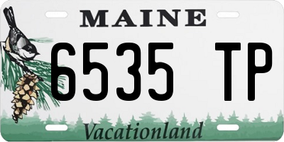 ME license plate 6535TP