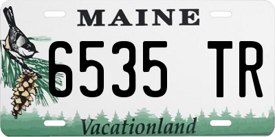 ME license plate 6535TR