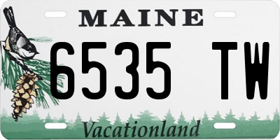 ME license plate 6535TW